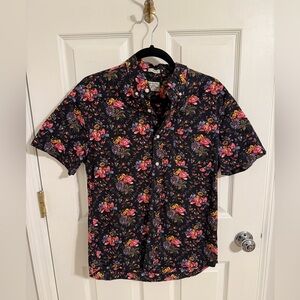 J.Crew Floral Short-Sleeve Button-Up (Medium) – $20